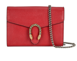 Dionysus Wallet On Chain, Leather, Red, 401231 493075, DB, 2*